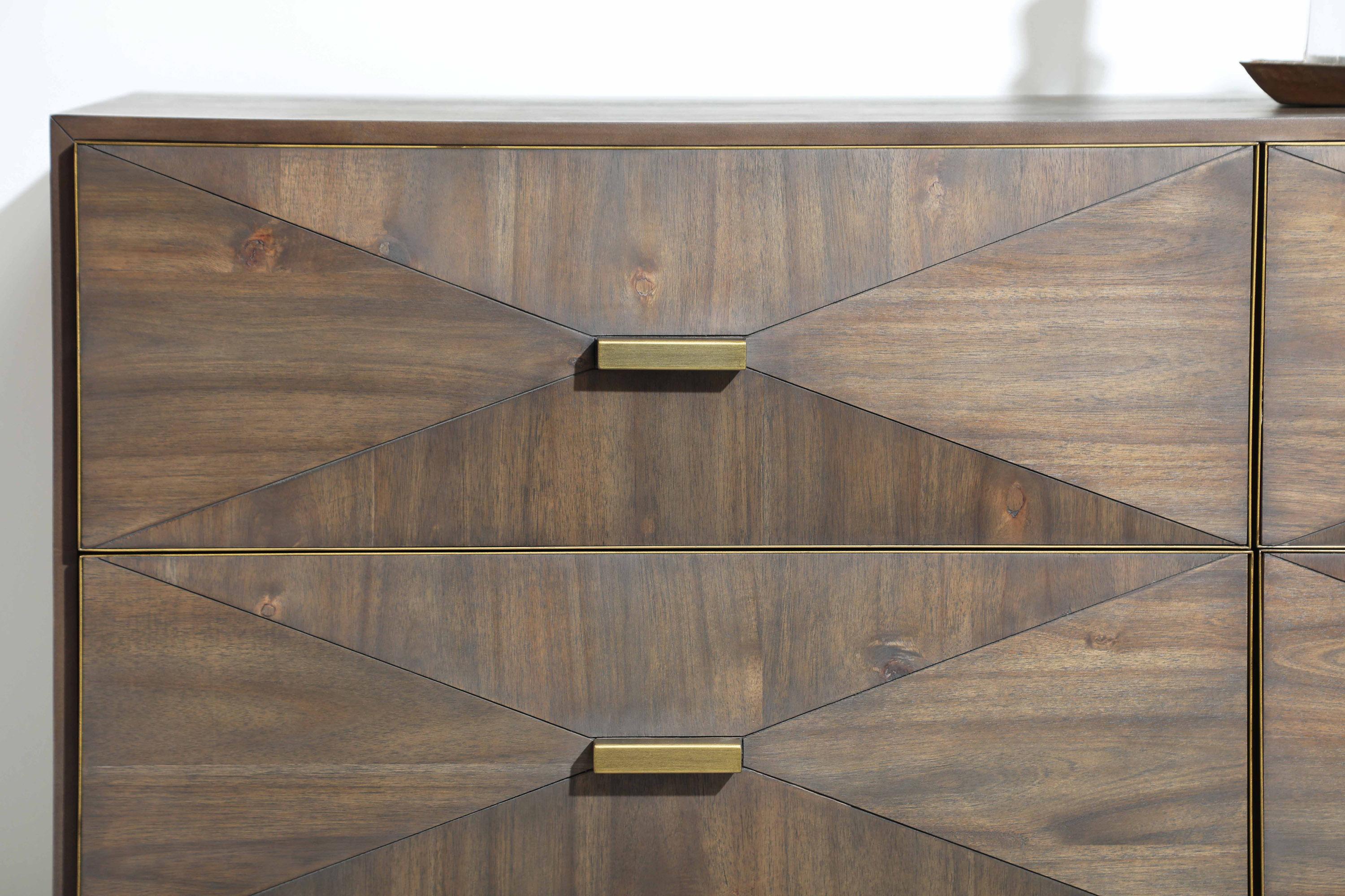Askern wood 6 drawer outlet double dresser